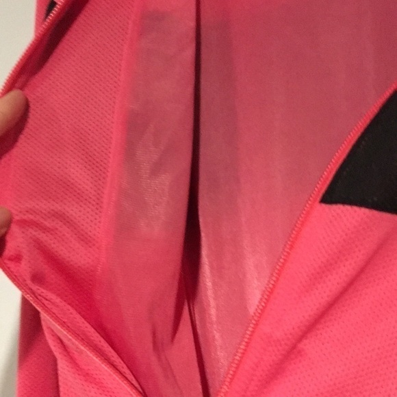 Adidas Pink/Black lightweight Jacket Sz M - Picture 6 of 7